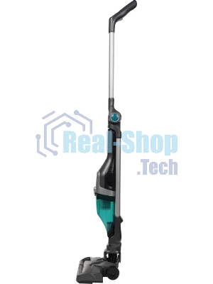 Пылесос вертикальный Tefal Xtrem Compact Essential TY1239WO лазурный/серый, питание от аккумулятора, 145 Вт, уборка сухая, пылесборник 0.4 л