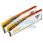 Оперативная память Patriot Viper Elite 5 TUF Gaming, DDR5, 48GB (2x24 GB), 6000 MHz, CL36, DIMM, радиатор, RGB, белый