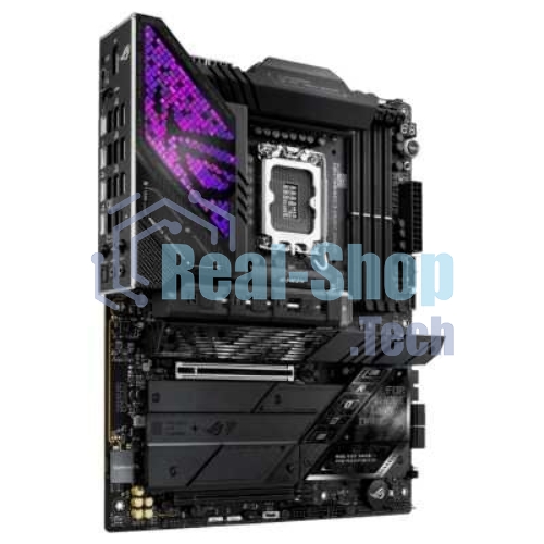 Материнская плата ASUS ROG STRIX Z890-E GAMING WIFI, LGA 1851, Intel Z890, 4xDDR5, 4xSATA, 7xM.2, 1xPCIe 5.0 x16, 1xPCIe 4.0 x16, 1xHDMI, 1xDP, 2xUSB-C Thunderbolt 4, 7xUSB-A 3.2 Gen 2, 3xUSB-A 3.2 Gen 1, 2xUSB-C 3.2 Gen 2x2, 1x 5Gb LAN, 2x3.5 мм, 7.1, ATX