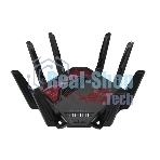 Маршрутизатор ASUS GT-BE19000, черный/красный, 90IG0850-MO9A0V