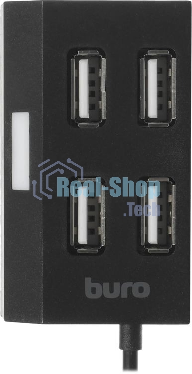 USB-концентратор Buro BU-HUB4-U2.0, USB 2.0, USB 4 порта, USB