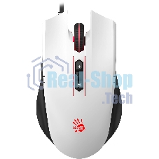 Мышь проводная A4Tech Bloody ES7 белый, 6000 dpi, USB, кнопки - 8