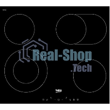 Электрическая варочная поверхность Beko HIC64403T, 4 конфорки, с зоной расширения, стеклокерамика, 6900 Вт