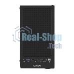 Компьютерный корпус Miditower ExeGate EVO-9211-700NPX (ATX, БП 700NPX с вент. 12см, с окном, 2хUSB+1хUSB3.0, HD аудио, черный, 1 вент. с RGb подсветкой)