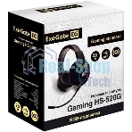 Гарнитура проводная полноразмерная игровая с микрофоном (гарнитура) ExeGate Gaming HS-520G (USB, 2x3.5мм, динамик 40мм, 20-20000Гц, длина кабеля 2.5м, регулировка громкости, RGb подсветка)