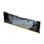 Оперативная память Kingston Fury Renegade Black, DDR4, 16Gb (1x16Gb), 3600MHz, CL16, DIMM, с радиатором, черный