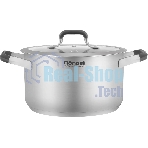 Кастрюля Rondell Stolz RDS-1752, 2.3 л, 18 см, с крышкой, стальной