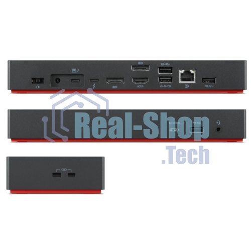 Док-станция Lenovo ThinkPad Universal Thunderbolt 4 Dock USB-C Dock (2x DP, 1x HDMI, 4x USB A 3.1 Gen 1, 1x USB Type-C, 1x RJ-45, 1x Combo Audio Jack 3.5mm/Thunderbolt 4 Power/Up to 4 ext monitors