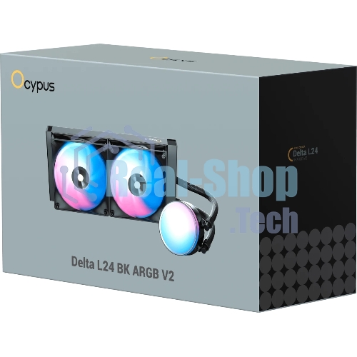 Система охлаждения Ocypus Delta L24 BK ARGB V2 черный 280W/All Intel/AMD AM*/Screws
