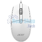 Комплект клавиатура+мышь Acer OCC400 проводной, USB, 2000 DPI, белый