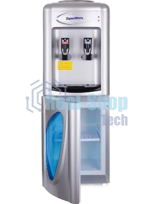 Кулер для воды Aqua Work 0.7LR, верхняя загрузка, нагрев 95 °С, охлаждение 10 °С, серебристый