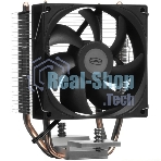 Кулер для процессора PCCooler R200 S115X/1200/1700/AM4/AM5 (TDP 110W, 90мм Non LED Fan, 2 тепловые трубки 6мм, 2200RPM, 28,3dBa)