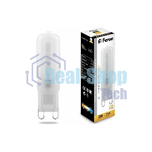 Лампа светодиодная Feron LB-431 7W 230V G9 2700K