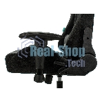 Кресло Бюрократ VIKING KNIGHT LT20 FABRIC черный, ткань, 120 кг, механизм качания