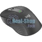 Мышь беспроводная Logitech M650 графитовый, 4000 dpi, радиоканал, Bluetooth, USB, кнопки - 5