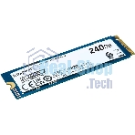 Накопитель SSD Kingston DC2000B, 240Gb, PCIe 4.0 x4, M.2 2280, R/W 4500/400