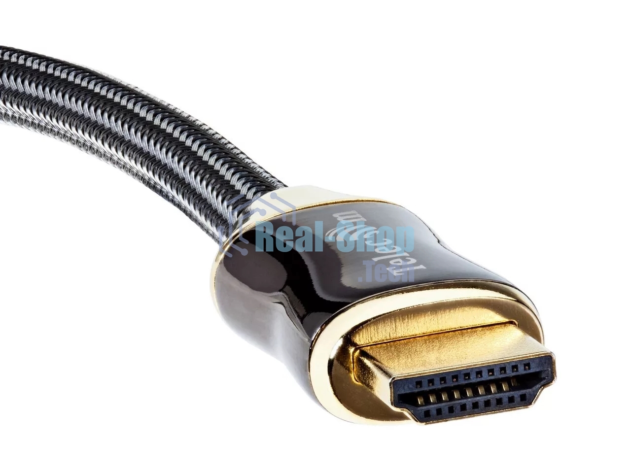 Кабель HDMI 19M/M,ver. 2.1, 8K@60 Hz 2m метал разъемы, нейлоновая оплетка Telecom TCG300-2M