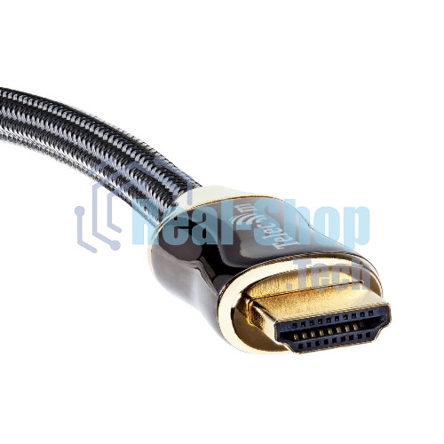 Кабель HDMI 19M/M,ver. 2.1, 8K@60 Hz 2m метал разъемы, нейлоновая оплетка Telecom TCG300-2M