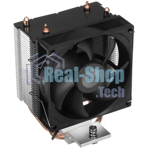 Кулер для процессора PCCooler R200 S115X/1200/1700/AM4/AM5 (TDP 110W, 90мм Non LED Fan, 2 тепловые трубки 6мм, 2200RPM, 28,3dBa)