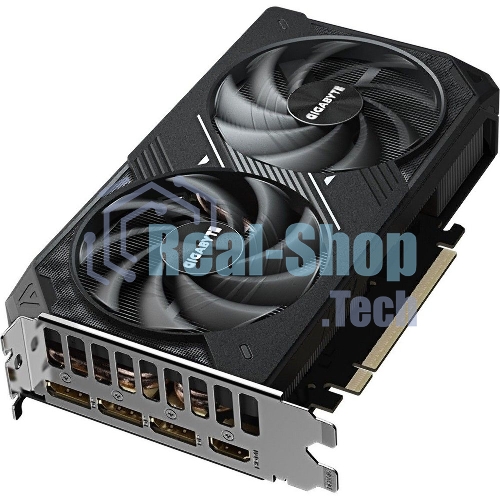 Видеокарта Gigabyte GeForce RTX 5060 Ti Windforce Max OC, NVIDIA RTX 5060 Ti, 8 ГБ GDDR7, 128 бит, PCI-e 5.0, 1xHDMI, 3xDP, 2587 МГц
