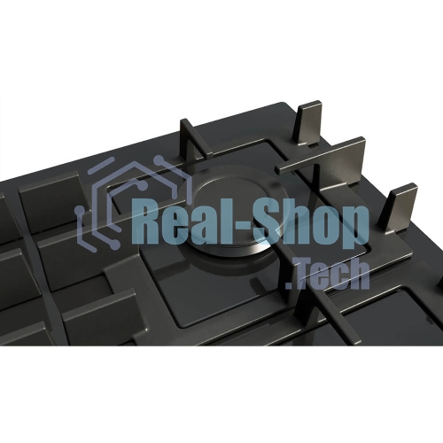 Поверхность газовая Bosch PNP6B6K40 Газ, 4.5х59x52 см, закаленное стекло, 4 конфорки, газ-контроль, автоподжиг, черный