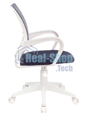 Кресло Бюрократ CH-W695NLT TW-04 TW-12 темно-серый, сетка/ткань, 120 кг, механизм качания