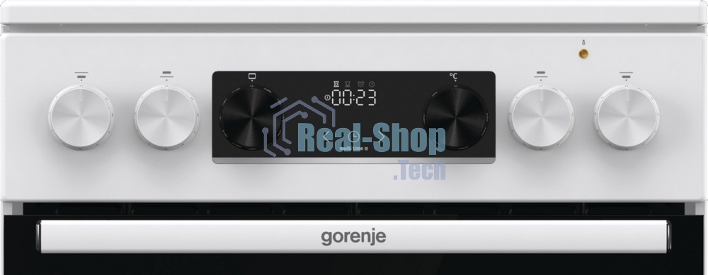 Плита электрическая Gorenje GECS5C70WA белый, конфорок 4 электрических, духовка 70 л, 50 см x 85 см x 59.4 см