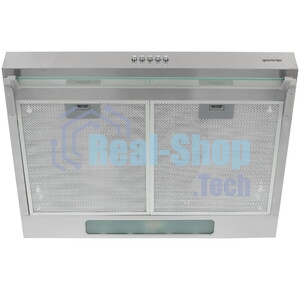 Вытяжка подвесная Gorenje WHU629EX/M нержавеющая сталь, 60 см, 249 м³/ч, 67 дБ