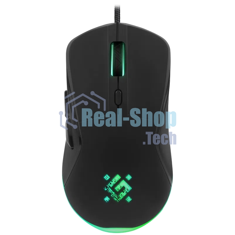 Мышь проводная Defender Arga GM-049 черный, 3600 dpi, USB, кнопки - 6