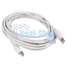 Кабель USB2.0 Buro USB A (m)/USB B (m) 5м феррит.кольца