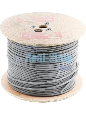 Кабель сетевой Buro BU-COP-055-FTP FTP 4 пары cat6 solid 0.55мм Cu 305м серый