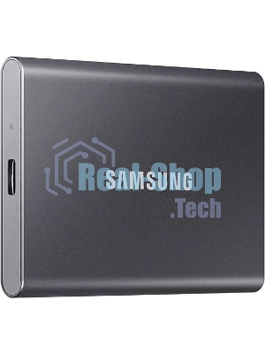 Внешний SSD Samsung T7, 2TB, USB 3.2 Gen 2 Type-C, R/W 1050/1000, титан