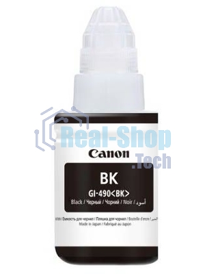 Чернила Canon GI-490BK 0663C001 черный для Canon Pixma G1400/2400/3400 (135мл)