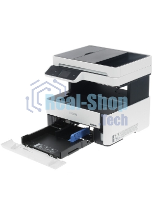 МФУ струйный Epson M3170 (C11CG92501), A4, ч/б, печ. до 39 стр/мин., 2400 x 1200 dpi (печать) 1200x2400dpi (скан.), USB, RJ-45, Wi-Fi, Air Print
