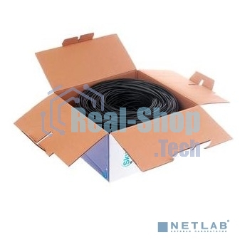 Кабель SkyNet Standart UTP outdoor 4x2x0,48, медный, FLUKE TEST, кат.5e, однож., 305 м, box, черный