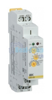 Реле повышения напряжения ORV 1ф 110-240В AC/DC IEK ORV-02-AD110-240