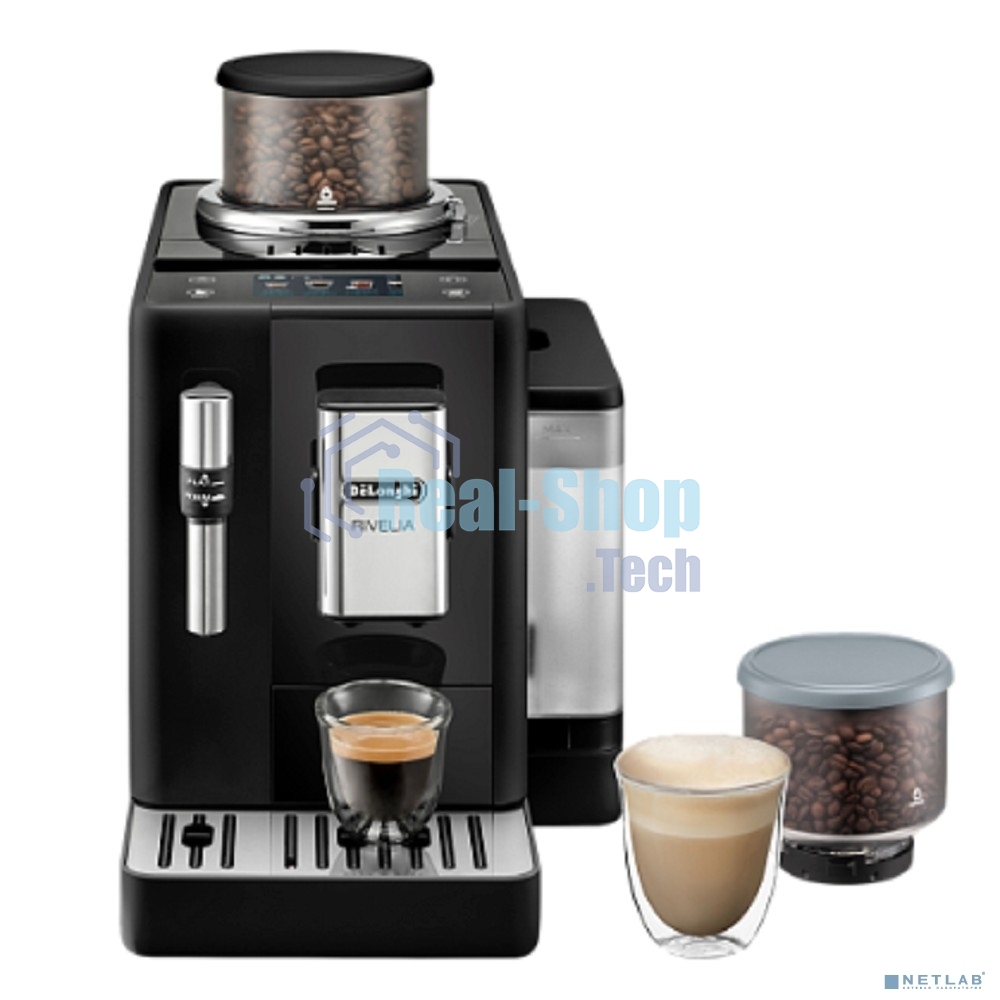 Кофемашина автоматическая Delonghi EXAM440.35.B черный, исп. кофе - молотый/зерновой 1,4 л, 1450 Вт, 19 Бар