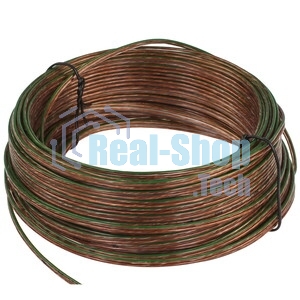Акустический кабель Cablexpert CC-TC2x0,5-30M, прозрачный, 30 м, бухта