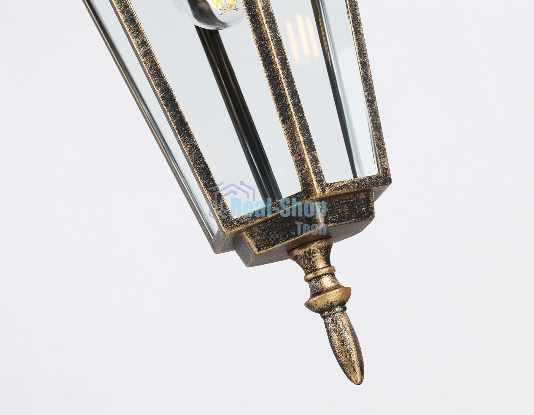 Светильник Ambrella light ST2031 GD/BK/CL золото/черный/прозрачный IP54 E27 max 40W D150*780