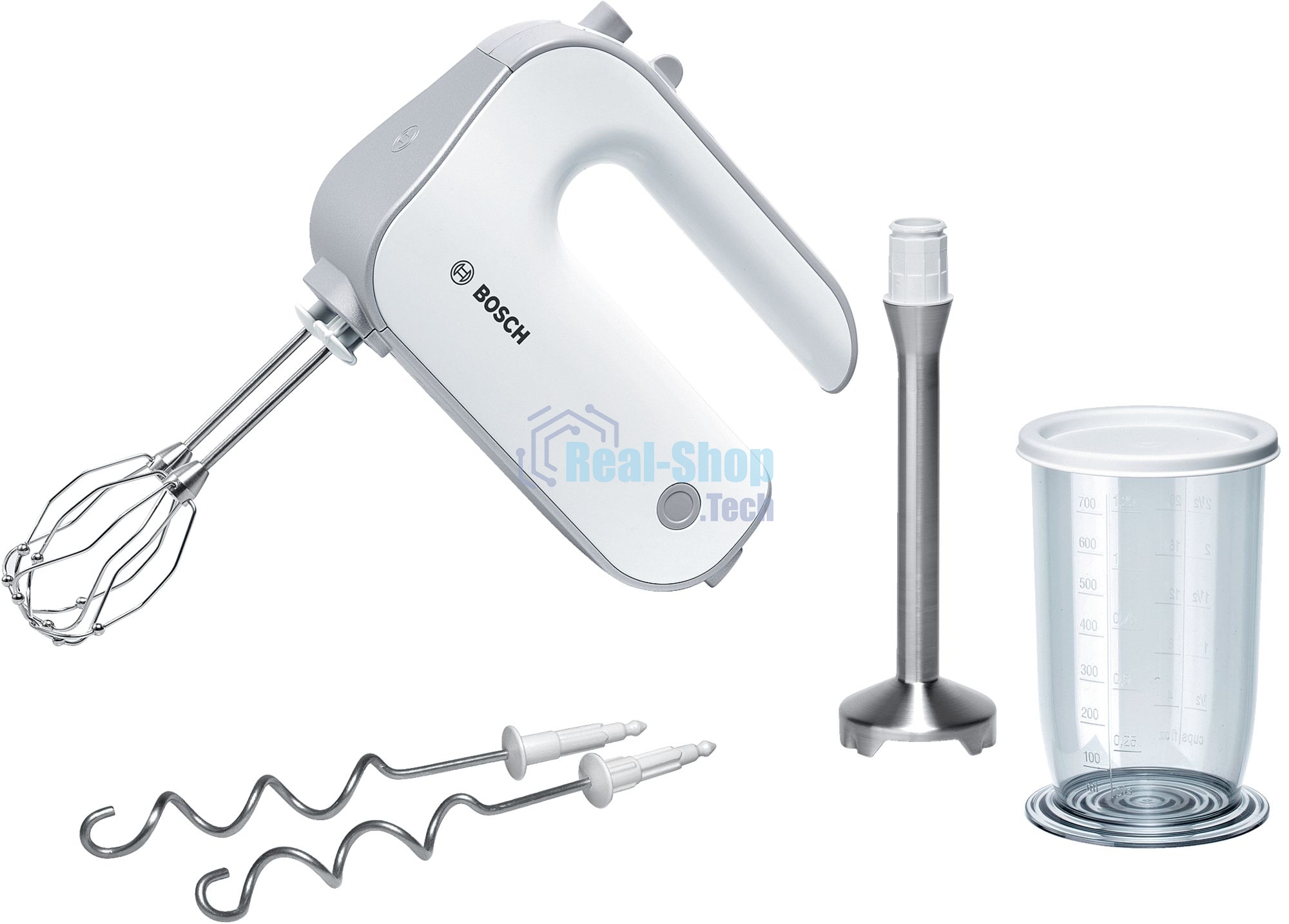 Миксер ручной Bosch MFQ4070 500Вт белый