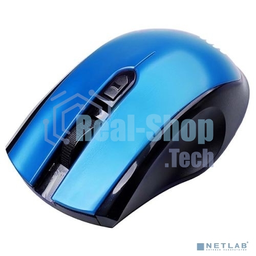 Мышь беспроводная Acer OMR031 черный/синий, 1600 dpi, радиоканал, USB, кнопки - 4