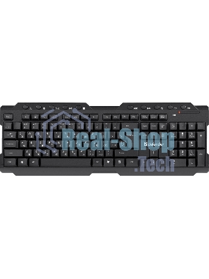 Клавиатура беспроводная Defender Element HB-195 RU USB черный