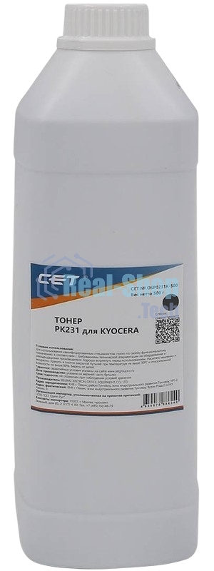 Тонер CET OSP0231K-500 PK231 для Kyocera ECOSYS M8124cidn/8130cidn (Japan) черный, 500г/бут, (унив.)