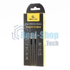 Кабель аудио Cablexpert CCAB-02-35MM-2MB, 3.5 Jack (M)/3.5 Jack (M), черный, 2м, блистер
