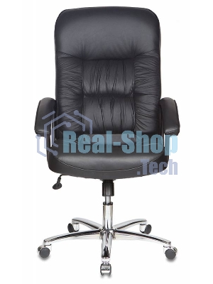 Кресло Бюрократ T-9908AXSN-AB черный, кожа