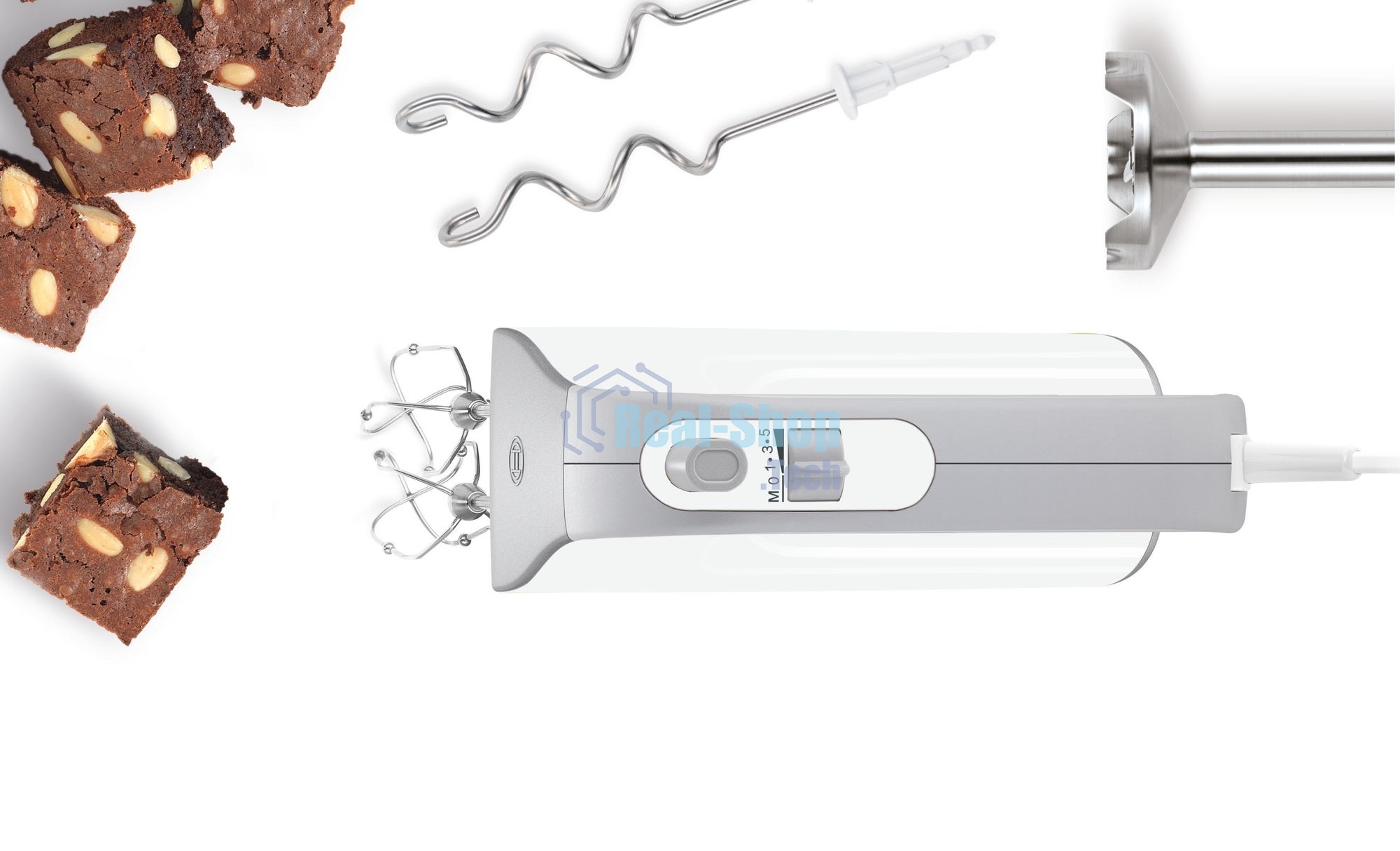 Миксер ручной Bosch MFQ4070 500Вт белый