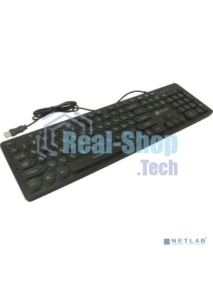 Клавиатура Oklick 420MRL проводная, USB Type-A, чёрный