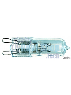 Лампа галогенная 25Вт капсула G9 2850К 240В прозр. Camelion 5845
