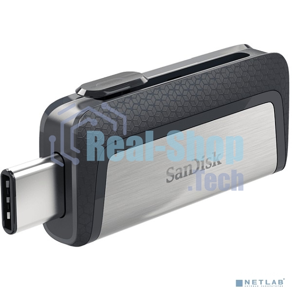 Флешка USB Sandisk 64Gb Ultra Dual SDDDC2-064G-G46 USB 3.0 серый/узор