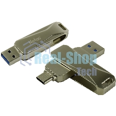 Флешка USB Netac U782C NT03U782C-128G-30PN dual USB 3.0+TypeC 128Gb, retail version